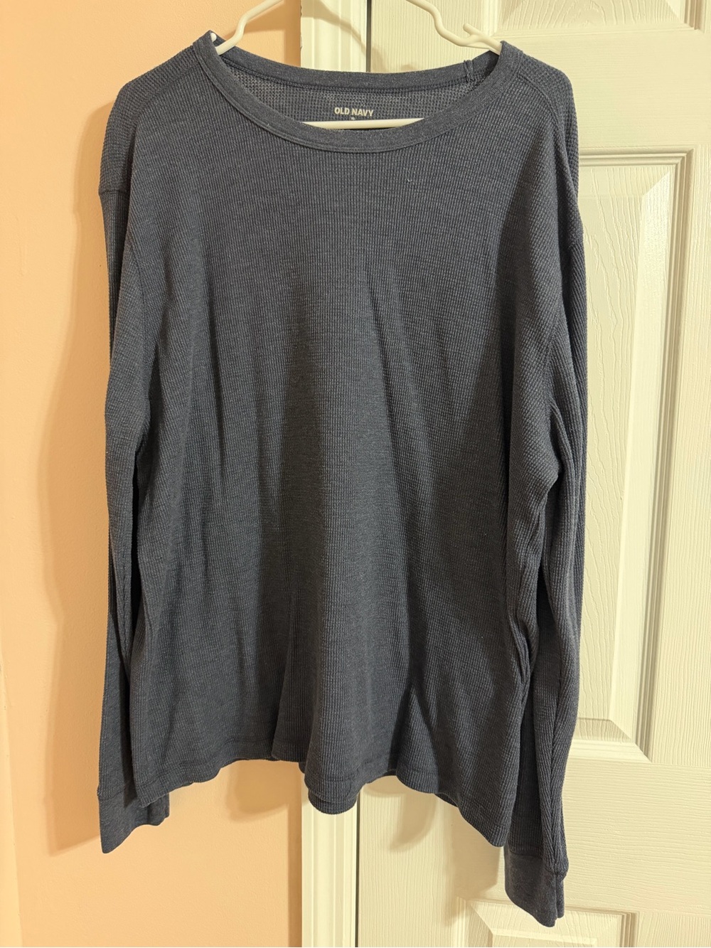 Old Navy Mens Long-Sleeve Thermal Top - Slate Blue